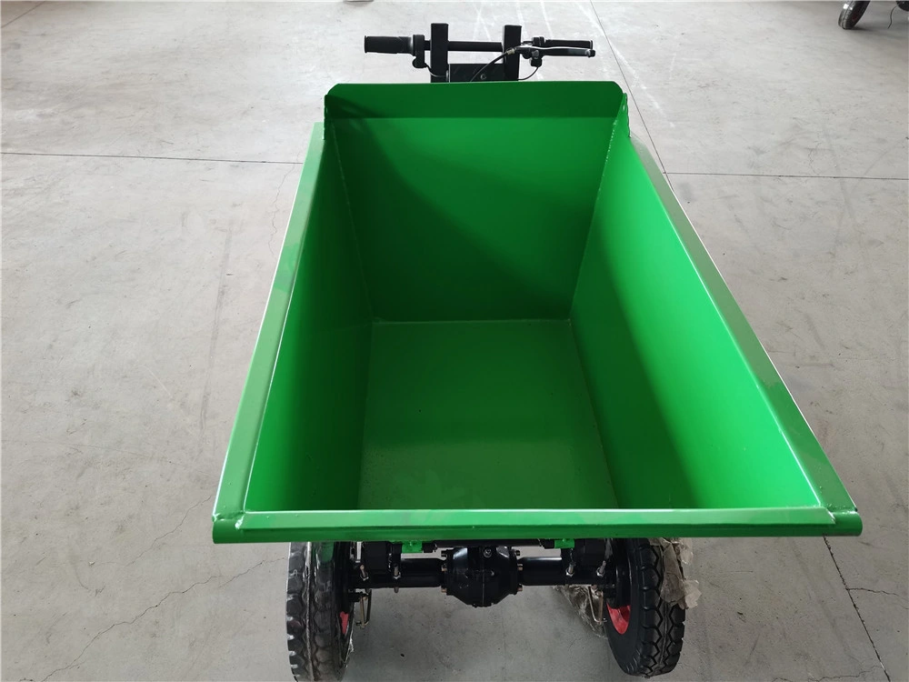 Site Engineering Hand - Propelled Electric Dump Bucket Three - Wheel Electric Drum Trolley