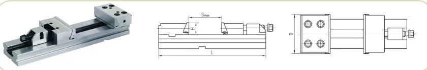 High Quality Gt Precision Modular Vises for CNC Machine Bench Vise Vice